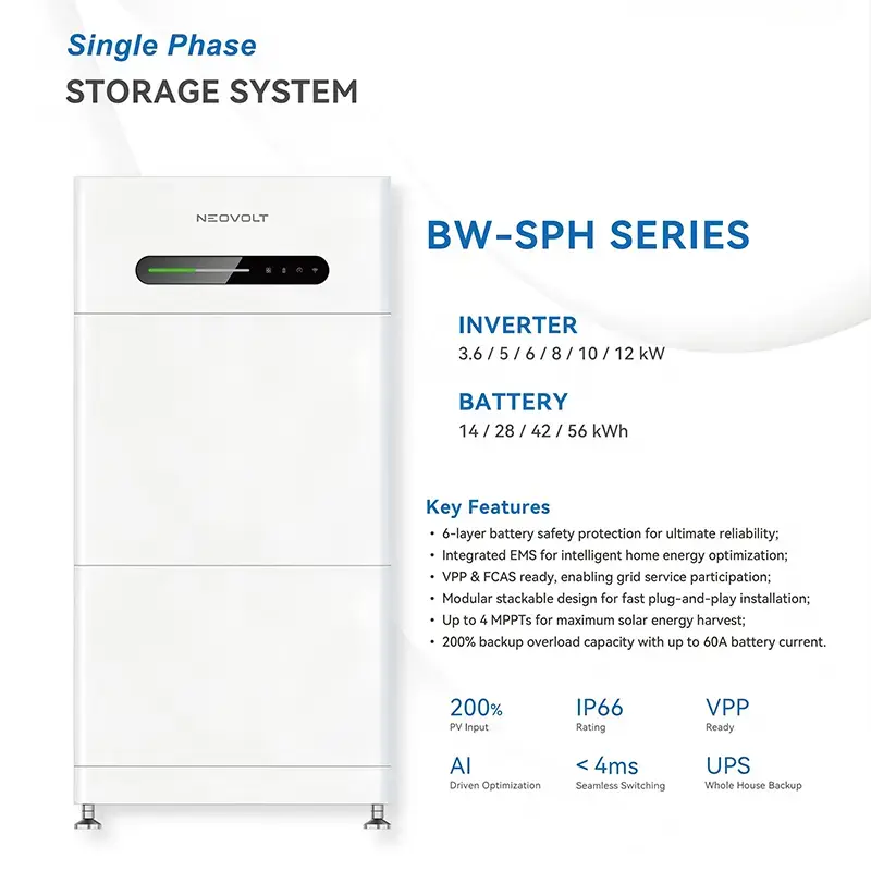 7 kWh egymásra rakható LiFePO4 akkumulátormodul